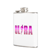 ウルトラランニングイズ・ピンクパープルレインボー フラスク (左)