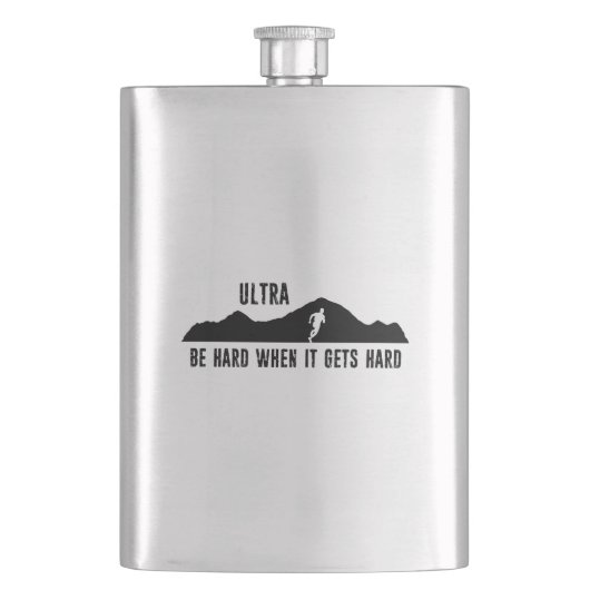 ウルトラランニングー懸命の懸命 フラスク (正面)