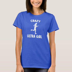 ウルトラ熱狂するランニングーの娘 Tシャツ