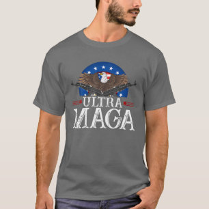ウルトラ誇りを持ったマガ・ウルトラ誇りを持ったマガ共和党米国製F Tシャツ