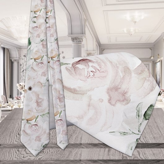 ウルトラ赤面ガーデン結婚牡丹のネックタイ ネクタイ