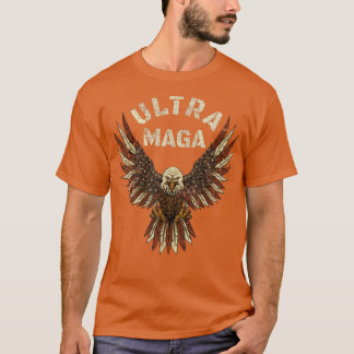 ウルトラ・マガ米国国旗Tee USAイーグル・アメリカン・ウルトラ・メグ Tシャツ