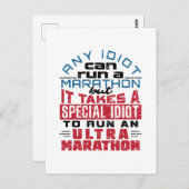 ウルトラ・マラソンランナーどんな馬鹿でも走あり ポストカード (正面/裏面)