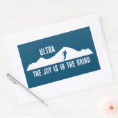 ウルトラ、喜びはグラインドの中にある 長方形シール (封筒)