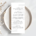 ウルトラLET'Sミニマ食べリモダン・ディレ結婚ット メニュー<br><div class="desc">このモダンデザインはミニマルだがよくはしゃぐ、白黒の文字を完璧に配置し、整然としたクリーンな外観を得る。このデザインは他の色にカスタマイズ可能で、Phrosneデザインによるユニークスイートとコレクションの一部である。このデザイン素晴らしは黒と白のイベントを計画する人々のためだモダンろうインスパイア、良いパーティーを愛し、伝統から離れて気にしないおもしろいを愛する人々によって行われた。</div>