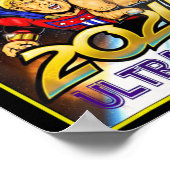 ウルトラMAGAおもしろいプロトランプマガすごいウルトラMaga ポスター (角)