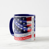 ウルトラMAGAトランプ女の子マグ – いいえ謝罪 マグカップ (正面左)