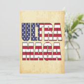 ウルトラMAGAトランプ支持者💡 偉大なアメリカを取り戻せ 招待状 (スタンド正面)