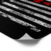 ウルトラMAGAヴィンテージアメリカ国旗ウルトラMAGA ポスター (角)