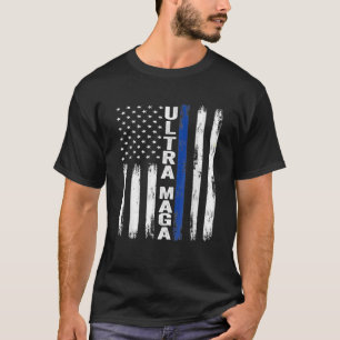 ウルトラMAGA 2024おもしろいプロトランプマグカすごい国旗Am Tシャツ