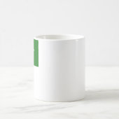 ウルドゥー語の名前のパキスタンの旗 コーヒーマグカップ (中央)