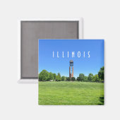 ウルバナチャンペーンイリノイ磁石 マグネット (正面/裏面)