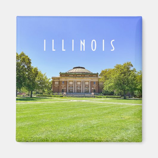 ウルバナチャンペーンイリノイ磁石 マグネット (正面)