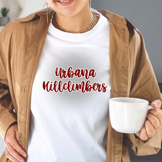 ウルバナ登山家ぼやけグレーTシャツ Tシャツ