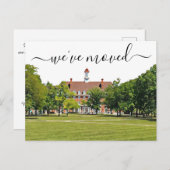 ウルバナ・シャンペーン・イリノイ州の移動中のお知らせ 案内ポストカード (正面/裏面)