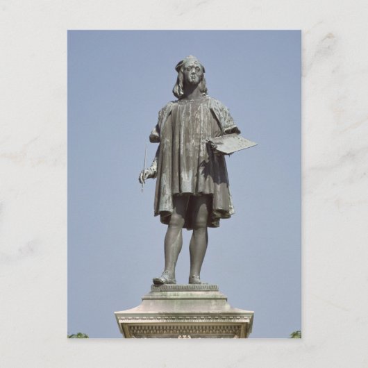 ウルビーノのラファエル・サンツィオ像, 1897 ポストカード (正面)