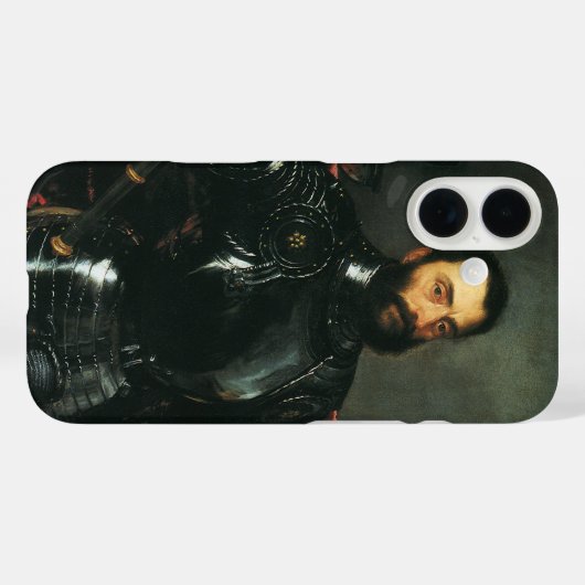 ウルビーノ公爵のポートレート Case-Mate iPhoneケース (裏面 (横))