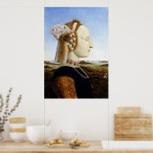 ウルビーノ公爵夫人 – Piero della Francesca - c1470 ポスター (キッチン)