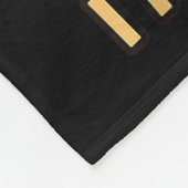 ウルフおもしろいハロウィーンの衣装 – 吠える私はブーを意味する フリースブランケット (角)