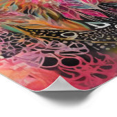 ウルフお洒落ポートレート ポスター (角)