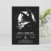 ウルフお洒落誕生日 招待状 (スタンド正面)