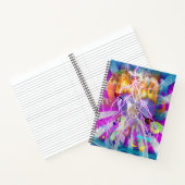 ウルフでユニークにデザインされた超リアルなアートワーク ノートブック (内部)