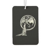 ウルフとドラゴンシルバーブラックカーエアーフレッシュナー カーエアーフレッシュナー (裏面)