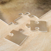 ウルフとホークの先住民アメリインスパイアカのジグソーパズ ジグソーパズル (側面)