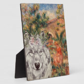 ウルフとルノアールの農家 フォトプラーク (側面)