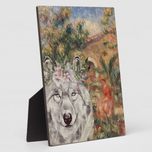 ウルフとルノアールの農家 フォトプラーク (側面)