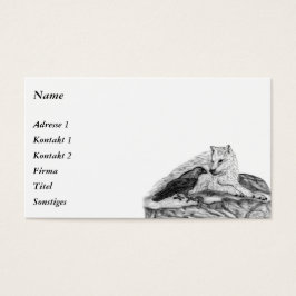 ウルフとレイベン – 白黒デザイン