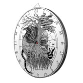 ウルフとレイヴンのスカル ダーツボード (正面右)