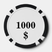 ウルフとレイヴンのスカル ポーカーチップ (裏面)