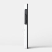 ウルフとレイヴンの白黒デザイン Case-Mate iPhoneケース (裏面 / 左)