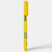 ウルフとレイヴンの黒と黄色のデザイン Case-Mate iPhoneケース (裏面 / 右)