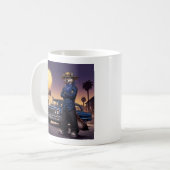 ウルフとローライダー コーヒーマグカップ (正面左)