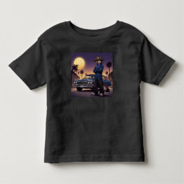 ウルフとローライダー トドラーTシャツ