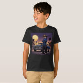ウルフとローライダー Tシャツ (正面フル)