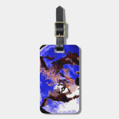 ウルフと満月 ラゲッジタグ (正面縦)