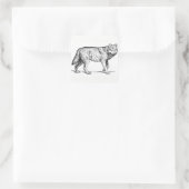 ウルフのシール スクエアシール (バッグ)