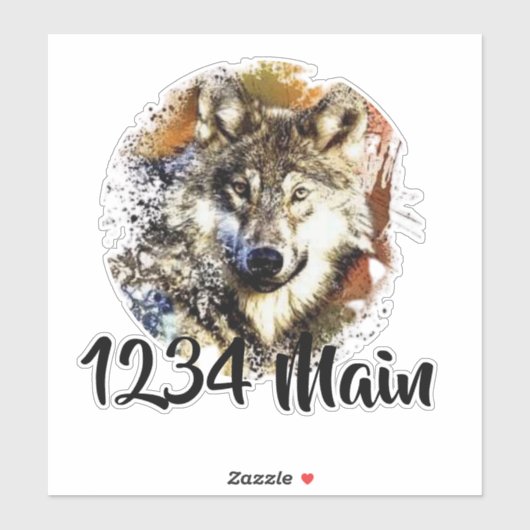 ウルフのメールボックス シール (シート)