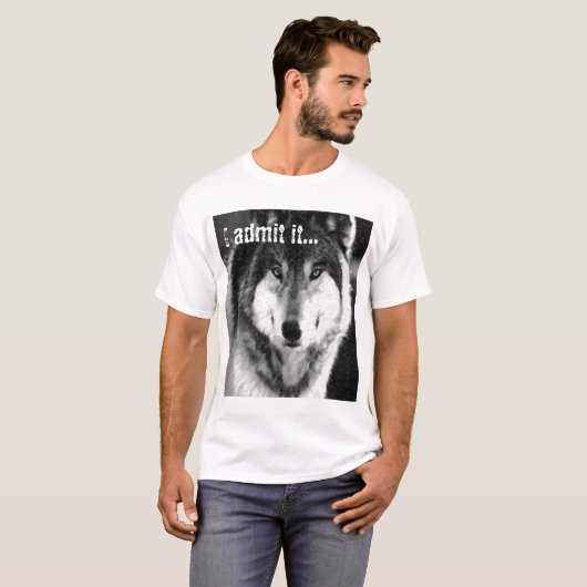 ウルフの服を着た狼 Tシャツ (正面フル)