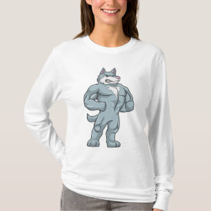 ウルフの極限ボディビルディング Tシャツ