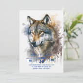 ウルフの水の絵を描色 招待状 (スタンド正面)