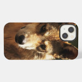 ウルフまたはペットiPhone 13ケース iPhoneケース (裏面横)