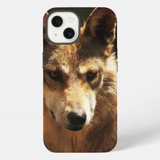 ウルフまたはペットiPhone 13ケース iPhoneケース (裏面)
