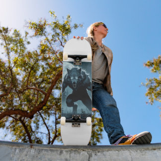 ウルフをテーマにしたスケートボード スケートボード