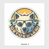 ウルフをテーマにしたステッカーで創造性を発揮 シール (シート)