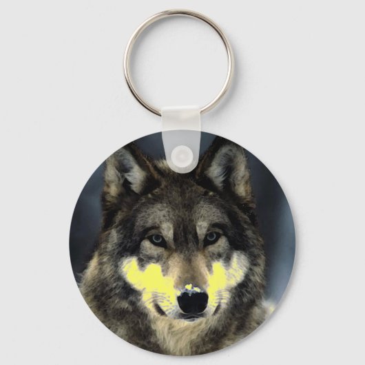 ウルフアイキーチェーン キーホルダー (正面)