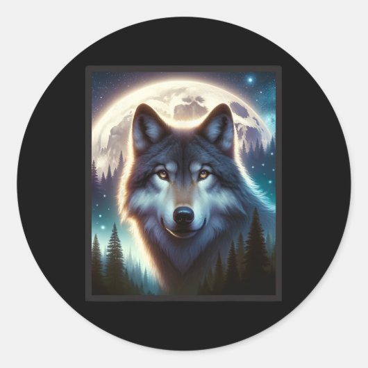 ウルフアイシームーン銀河系狩りグラウンドグレーウルフフフォー ラウンドシール (正面)